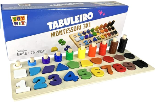 tabuleiro sensorial montessori