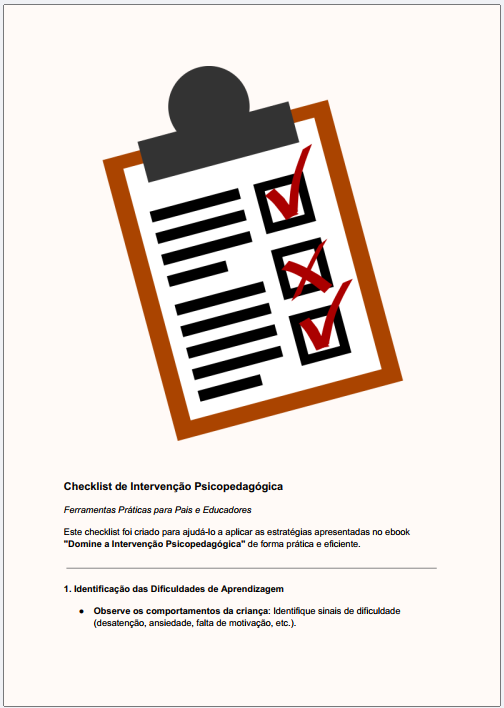 Checklist de Intervencao Psicopedagogica Checklist-Intervenção-Capa