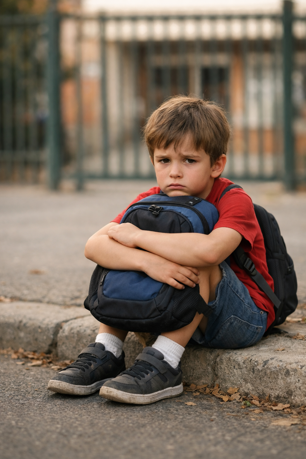 Filho não quer ir para a escola