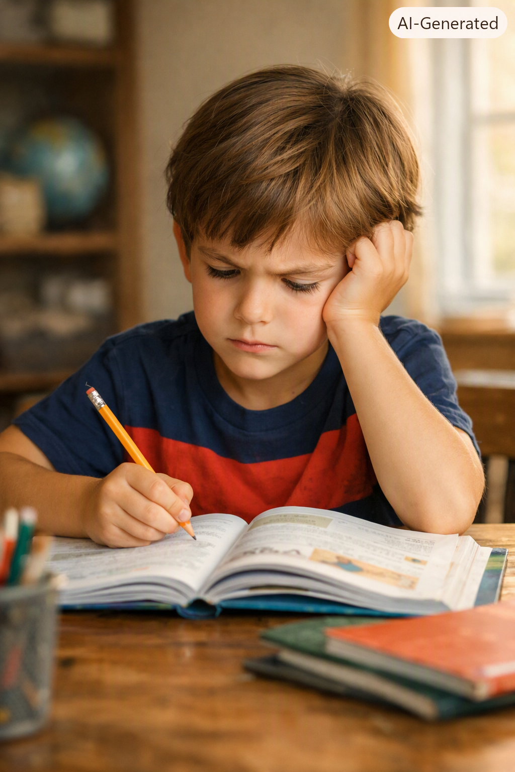 Dificuldade com leitura e escrita